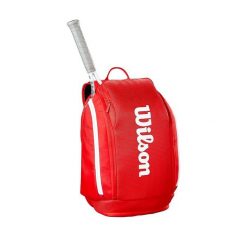 Plecak tenisowy Wilson Super Tour Red Backpack 2025. Białe plecaki męskie Wilson, bez wzorów. Za 425.50 zł.