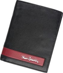 Pierre Cardin Portfel męski skórzany PIERRE CARDIN CB TILAK26 331 RFID Czarno czerwony uniwersalny. Czarne portfele męskie Pierre Cardin, bez wzorów. Za 189.77 zł.