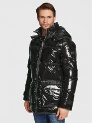KARL LAGERFELD Kurtka puchowa 505041 524547 Czarny Regular Fit. Czarne kurtki męskie KARL LAGERFELD, m, bez wzorów, z puchu, bez ramiączek, bez kaptura. Za 4,739.00 zł.