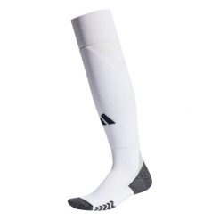 Getry adi 24 AEROREADY Football Knee. Białe legginsy męskie ADIDAS, bez wzorów, do piłki nożnej. Za 79.95 zł.