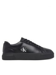 Calvin Klein Sneakersy Basket Cupsole Laceup Lth Ml YM0YM01460 Czarny. Czarne buty sportowe na co dzień męskie Calvin Klein, m, bez wzorów, ze skóry, bez ramiączek, bez kaptura. Za 389.99 zł.