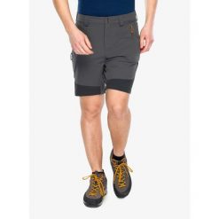 Spodenki turystyczne męskie Rab Torque Mountain Shorts. Szare szorty sportowe męskie RAB, bez wzorów, sportowe. Za 272.99 zł.