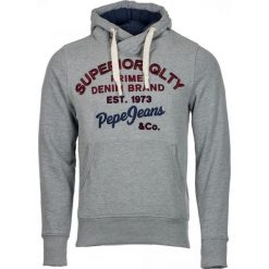 Pepe Jeans bluza męska Whesley M, szary. Szare bluzy nierozpinane męskie Pepe Jeans, m, bez wzorów, z jeansu, bez ramiączek. W wyprzedaży za 272.00 zł.