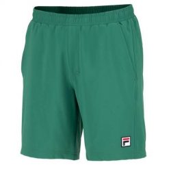 Spodnie sportowe męskie Fila Short Santana. Zielone szorty sportowe męskie Fila, bez wzorów, z materiału, sportowe. Za 268.00 zł.