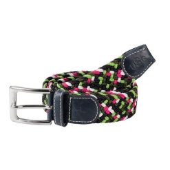 Plecione paski, elastyczny materiał USG Casual. Niebieskie paski męskie USG, bez wzorów, z materiału, casualowe. Za 128.50 zł.