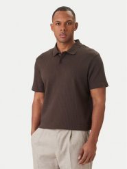 JOOP! Polo Jorge 30101934 Brązowy Slim Fit. Brązowe koszulki polo męskie JOOP!, m, bez wzorów, z bawełny, bez kołnierzyka, bez ramiączek. Za 479.99 zł.