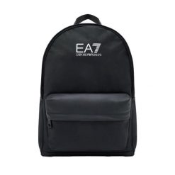 Plecak Round Train Core Maxi Logo Czarny - 7X000390AF19722-UC001. Czarne plecaki męskie Emporio Armani Connected, bez wzorów, z tkaniny. W wyprzedaży za 375.75 zł.