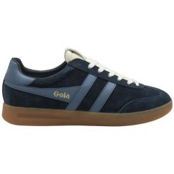 Sneakersy Gola Cyclone. Niebieskie buty sportowe na co dzień męskie Gola, m, bez wzorów, bez ramiączek, bez kaptura. Za 446.50 zł.