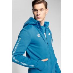 Bluza męska 4Hills BLM100 - niebieski. Bluzy z kapturem męskie 4f. Za 159.99 zł.