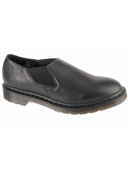 Dr. Martens Półbuty Louis Slip On DM40950001 Czarny. Czarne codzienne półbuty męskie Dr. Martens, bez wzorów, ze skóry, bez obcasa, bez zapięcia. Za 849.99 zł.