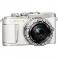 Olympus E-PL9 Korpus Biały + EZ-M1442EZ Srebrny. Bezlusterkowce OLYMPUS. Za 3,199.00 zł.