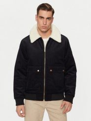 Wrangler Kurtka bomber Aviator 112357270 Czarny Regular Fit. Czarne kurtki męskie Wrangler, m, bez wzorów, z bawełny, bez ramiączek, bez kaptura. Za 334.99 zł.