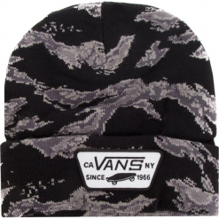 Czapka VANS - Milford Beanie VN000UOUXGS Tiger Camo. Czarne czapki męskie Vans, z elastanu. Za 89.00 zł.