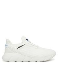 Blauer Sneakersy S5HULETT01 Biały. Białe buty sportowe na co dzień męskie Blauer, m, bez wzorów, z materiału, bez ramiączek, bez kaptura. Za 259.99 zł.