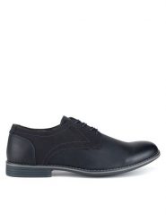 Lanetti Półbuty M16AW070-31 Granatowy. Niebieskie codzienne półbuty męskie Lanetti, bez wzorów, z materiału, bez obcasa, bez zapięcia. Za 129.99 zł.