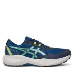 Buty do biegania Asics. Niebieskie buty do biegania męskie Asics, bez wzorów, bez zapięcia, do biegania. Za 359.99 zł.