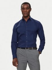 Michael Kors Koszula MK0DS01364 Granatowy Slim Fit. Niebieskie koszule męskie Michael Kors, m, bez wzorów, z bawełny, bez kołnierzyka, bez ramiączek. Za 269.99 zł.