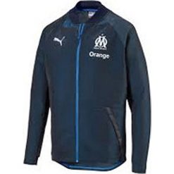Kurtka "Olympique Marseille" w kolorze granatowym. Kurtki męskie marki Puma. W wyprzedaży za 155.95 zł.