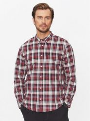 Lee Koszula 112341759 Bordowy Regular Fit. Czerwone koszule męskie Lee, m, bez wzorów, z bawełny, bez kołnierzyka, bez ramiączek. Za 159.99 zł.