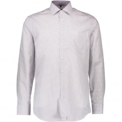 Koszula - Modern fit - w kolorze biało-bordowym. Białe koszule męskie Seidensticker, z bawełny, z klasycznym kołnierzykiem. W wyprzedaży za 104.95 zł.