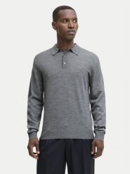 Jack & Jones Sweter Merino 12281757 Szary Regular Fit. Szare kardigany męskie Jack & Jones, m, bez wzorów, z wełny, bez ramiączek. Za 239.99 zł.