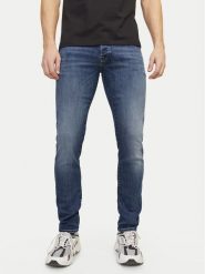 Jack & Jones Jeansy Iglenn Fox 12250486 Niebieski Slim Fit. Niebieskie jeansy męskie Jack & Jones, bez wzorów, z bawełny. Za 229.99 zł.