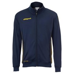 Kurtka Uhlsport Score Track. Niebieskie kurtki męskie Uhlsport, m, bez wzorów, sportowe, bez ramiączek, bez kaptura. W wyprzedaży za 218.80 zł.