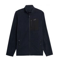 Bluza Męska 4F. Niebieskie bluzy nierozpinane męskie 4f, m, bez wzorów, bez ramiączek, bez kaptura. Za 125.99 zł.