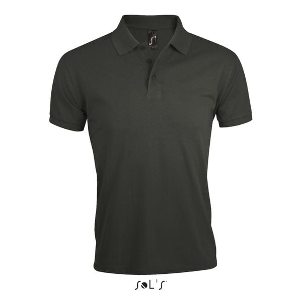 Polo Sol's Prime. Szare koszulki polo męskie SOL'S, m, bez wzorów, bez kołnierzyka, bez ramiączek. Za 138.00 zł.