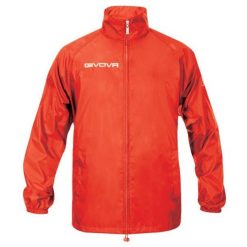 Męska Kurtka Wodoodporna Basico. Czerwone kurtki męskie Givova, m, bez wzorów, sportowe, bez ramiączek, bez kaptura. Za 74.99 zł.