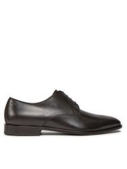 Boss Półbuty Lisbon Derb 50499740 Brązowy. Brązowe eleganckie półbuty męskie Boss, ze skóry, wizytowe, bez obcasa, bez zapięcia. Za 1,399.00 zł.
