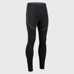 Legginsy do rugby Offload R500. Czarne legginsy męskie OFFLOAD, m, bez wzorów, z elastanu. Za 69.99 zł.