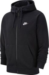 Nike Bluza Nike Sportswear Club Men's Full-Zip Hoodie BV2648 010 BV2648 010 czarny L. Czarne bluzy nierozpinane męskie Nike, l, bez wzorów, bez ramiączek, bez kaptura. Za 296.25 zł.
