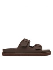 Gant Klapki 32634299 Brązowy. Brązowe klapki i japonki męskie Gant, bez wzorów, ze skóry. Za 329.99 zł.