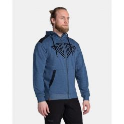 Męska bluza z kapturem Kilpi ADELAN-M. Niebieskie bluzy nierozpinane męskie Kilpi, m, bez wzorów, z kapturem. Za 189.67 zł.