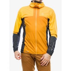 Kurtka ocieplana męska Haglofs L.I.M Alpha Hood. Żółte kurtki męskie Haglöfs, l, bez wzorów, sportowe, bez ramiączek, bez kaptura. Za 958.99 zł.