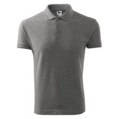 Męska Koszulka Polo Pique. Szare koszulki polo męskie ALDER, m, bez wzorów, bez kołnierzyka, bez ramiączek. Za 86.99 zł.