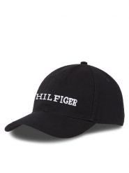 Tommy Hilfiger Czapka z daszkiem Th Monotype Soft 6 Panel Cap AM0AM12154 Czarny. Czarne czapki męskie Tommy Hilfiger, bez wzorów, z materiału. Za 109.99 zł.