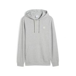 Męska bluza z kapturem Essentials Elevated PUMA Light Gray Heather. Szare bluzy nierozpinane męskie Puma, m, bez wzorów, eleganckie, bez ramiączek, z kapturem. Za 231.50 zł.