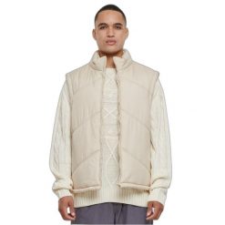 Kurtka puchowa bez rękawów Urban Classics Arrow. Brązowe kurtki męskie Urban Classics, m, bez wzorów, z puchu, bez ramiączek, bez kaptura. Za 267.50 zł.