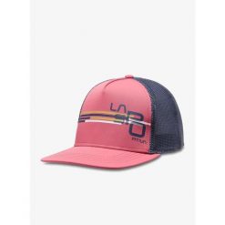 Czapka z daszkiem La Sportiva Stripe Cube Hat. Czerwone czapki męskie La Sportiva, bez wzorów, sportowe. Za 123.99 zł.