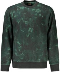 BLUZA HUGO BOSS BEZ ZAMKA MĘSKA ZIELONA L. Zielone bluzy nierozpinane męskie Boss, l, bez wzorów, bez ramiączek, bez kaptura. Za 775.08 zł.