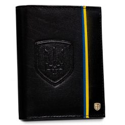 Portfel skórzany Peterson czarny [DH] PTN 303-P-UP UA-BLAC. Czarne portfele męskie Peterson, bez wzorów, ze skóry. Za 104.00 zł.