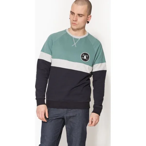 Confront Bluza Silviano , niebieski, rozmiar XL. Niebieskie bluzy nierozpinane męskie Confront, m, bez wzorów, z bawełny, klasyczne, bez ramiączek, bez kaptura. W wyprzedaży za 49.99 zł.
