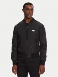 Dolce&Gabbana Kurtka bomber G9ABPT G7F2J Czarny Regular Fit. Czarne kurtki męskie Dolce&Gabbana, m, bez wzorów, z syntetyku, bez ramiączek, bez kaptura. Za 6,249.00 zł.