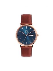 Daniel Wellington Zegarek Classic Day Display 40 DW00100830 Różowe złoto. Czerwone, analogowe zegarki męskie Daniel Wellington, złote. Za 849.99 zł.
