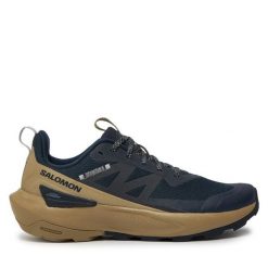 Trekkingi Salomon. Szare buty zimowe męskie Salomon, bez wzorów, sportowe, bez obcasa, bez zapięcia. Za 499.99 zł.