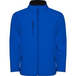 Męska Kurtka Soft Shell Nebraska. Niebieskie kurtki męskie ROLY, m, bez wzorów, sportowe, bez ramiączek, bez kaptura. Za 138.99 zł.