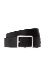 Boss Pasek Męski Rudolf 50471306 Czarny. Czarne paski męskie Boss, bez wzorów, ze skóry. Za 379.99 zł.