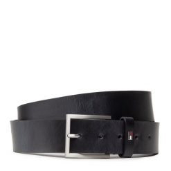 Pasek Męski Tommy Hilfiger. Czarne paski męskie Tommy Hilfiger, bez wzorów. Za 159.99 zł.